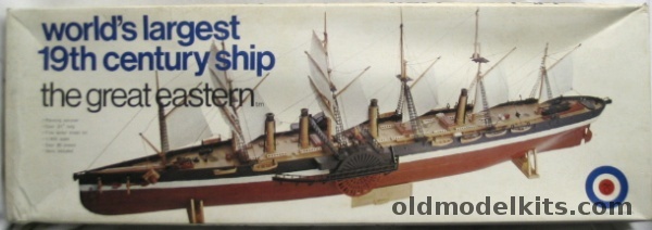 Entex 1/400 The Great Eastern (Revell Molds), 8478 plastic model kit